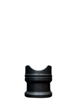 Posapuro negro mate